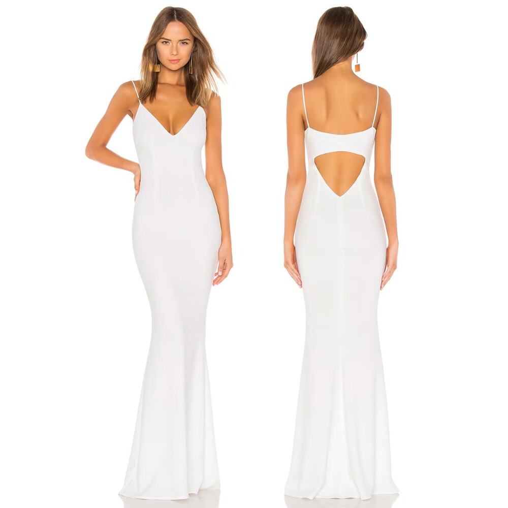 Katie May Bambi Maxi Back Cutout Bridesmaid Wedding Guest Prom Formal Gala 10